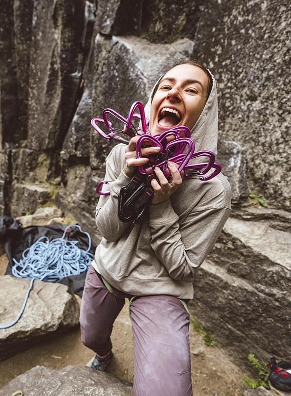 Lezení se sadou expresek