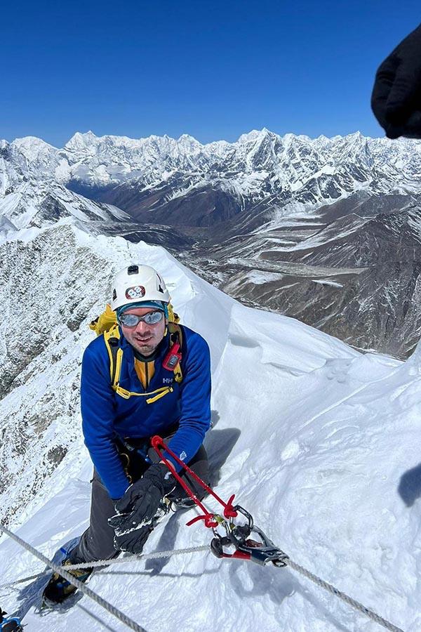 Těsně pod vrcholem Island Peak, ještě pár metrů…