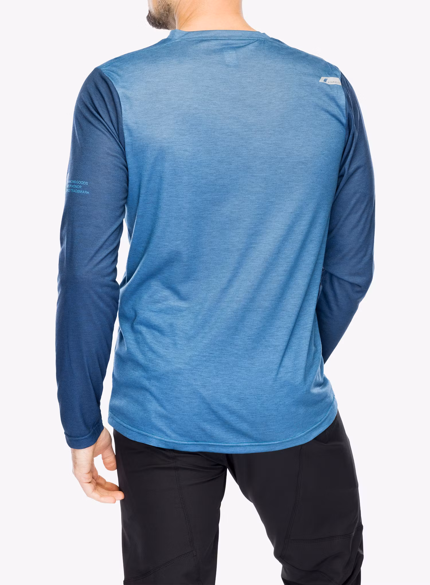 Cyklistická mikina 100% Airmatic Long Sleeve Jersey - slate blue