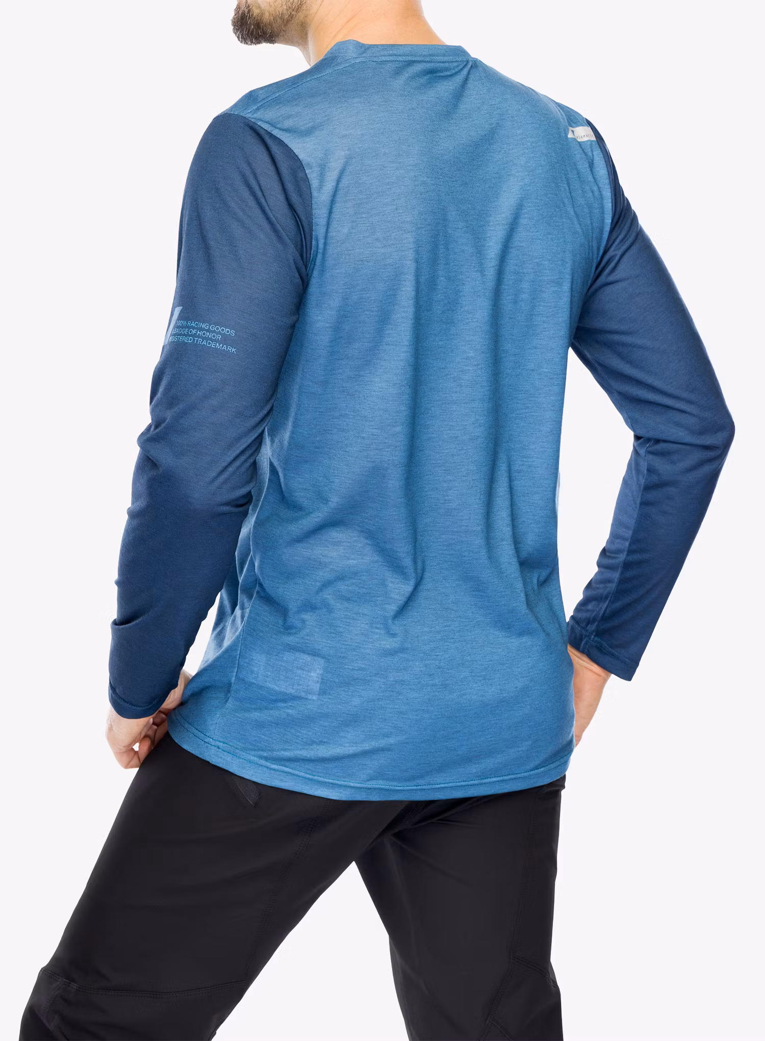 Cyklistická mikina 100% Airmatic Long Sleeve Jersey - slate blue