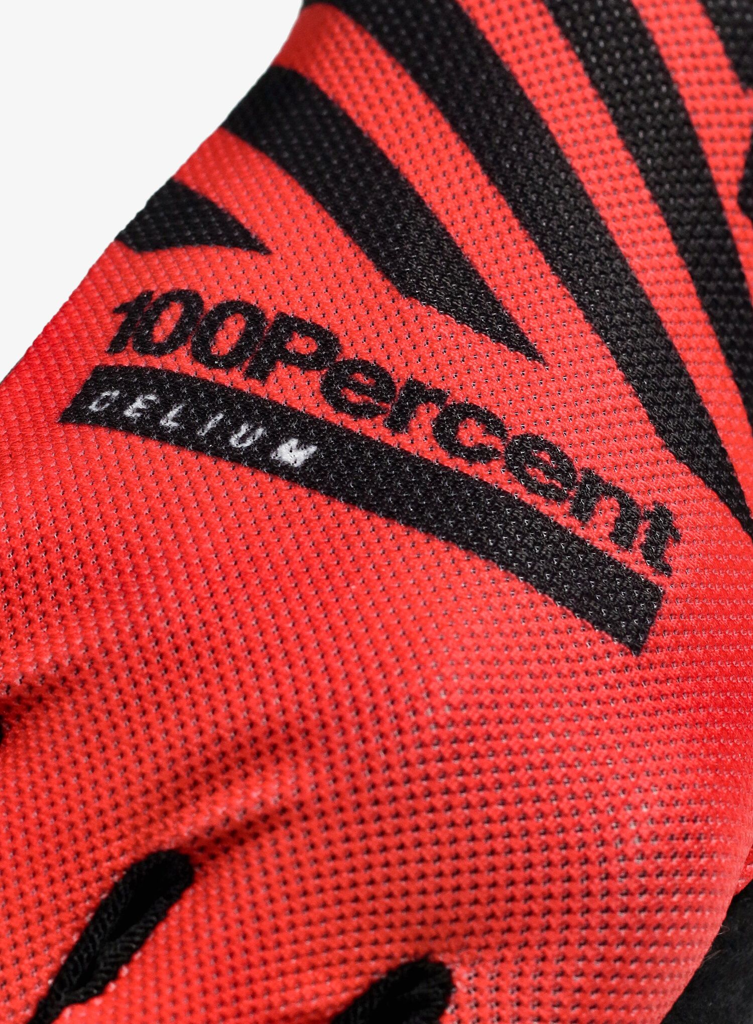 Cyklistické rukavice 100% Celium Gloves - racer red