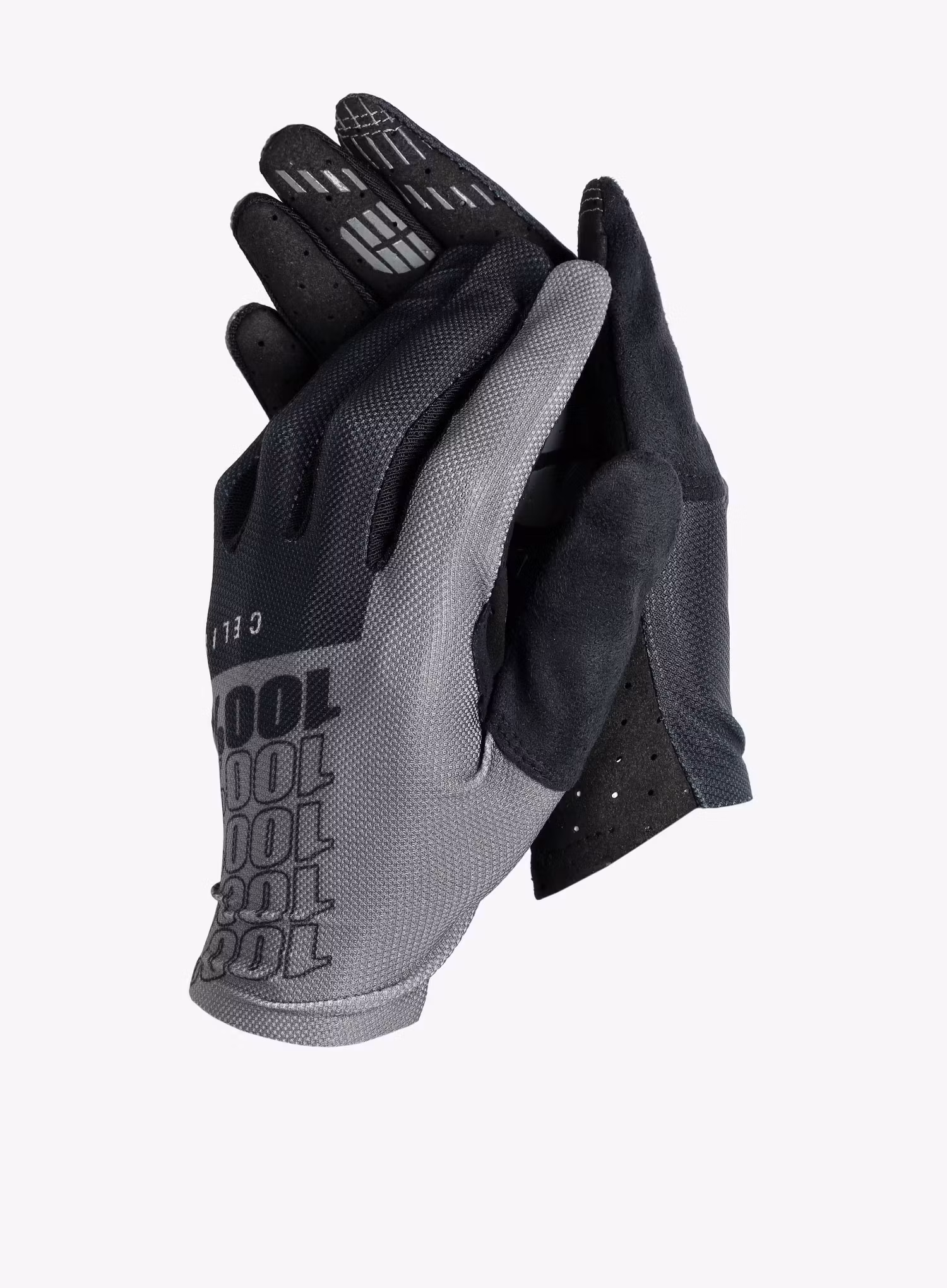 Cyklistické rukavice 100% Celium - black/grey
