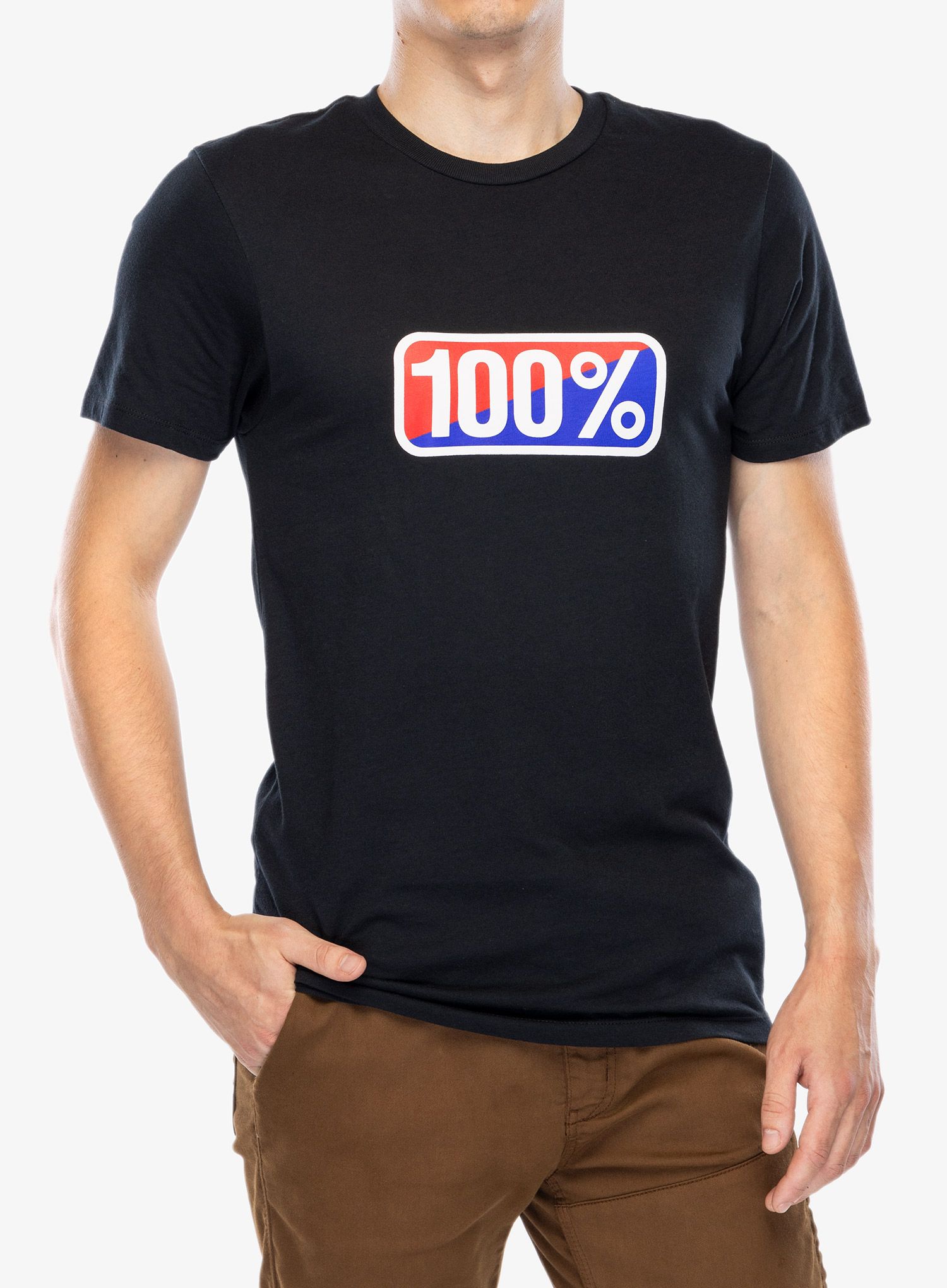 Tričko s potiskem 100% Classic SS - black