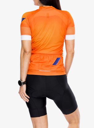 Cyklo triko dámské 100% Exceeda Jersey - orange
