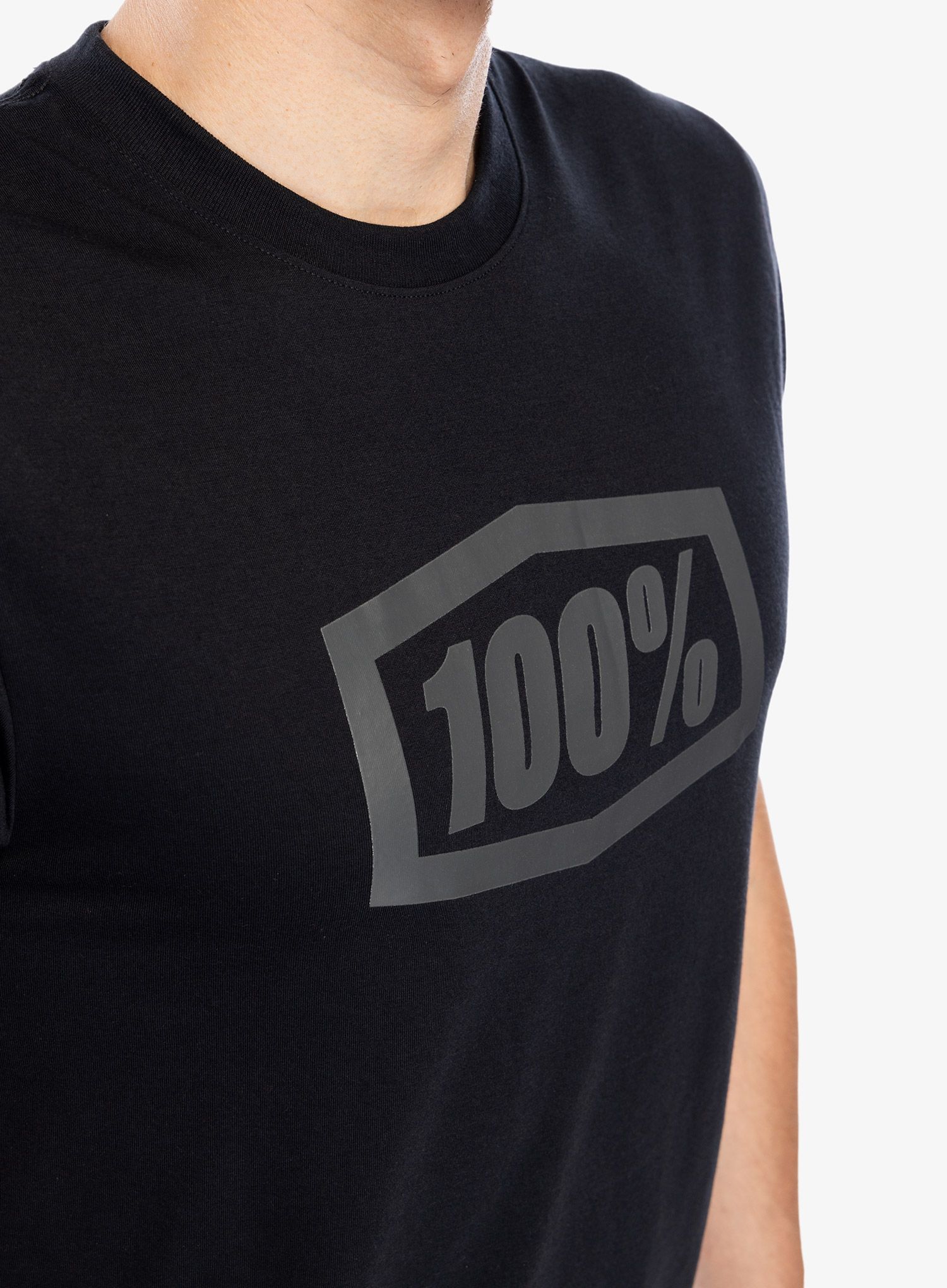 Rychleschnoucí triko 100% Icon Tech SS - black