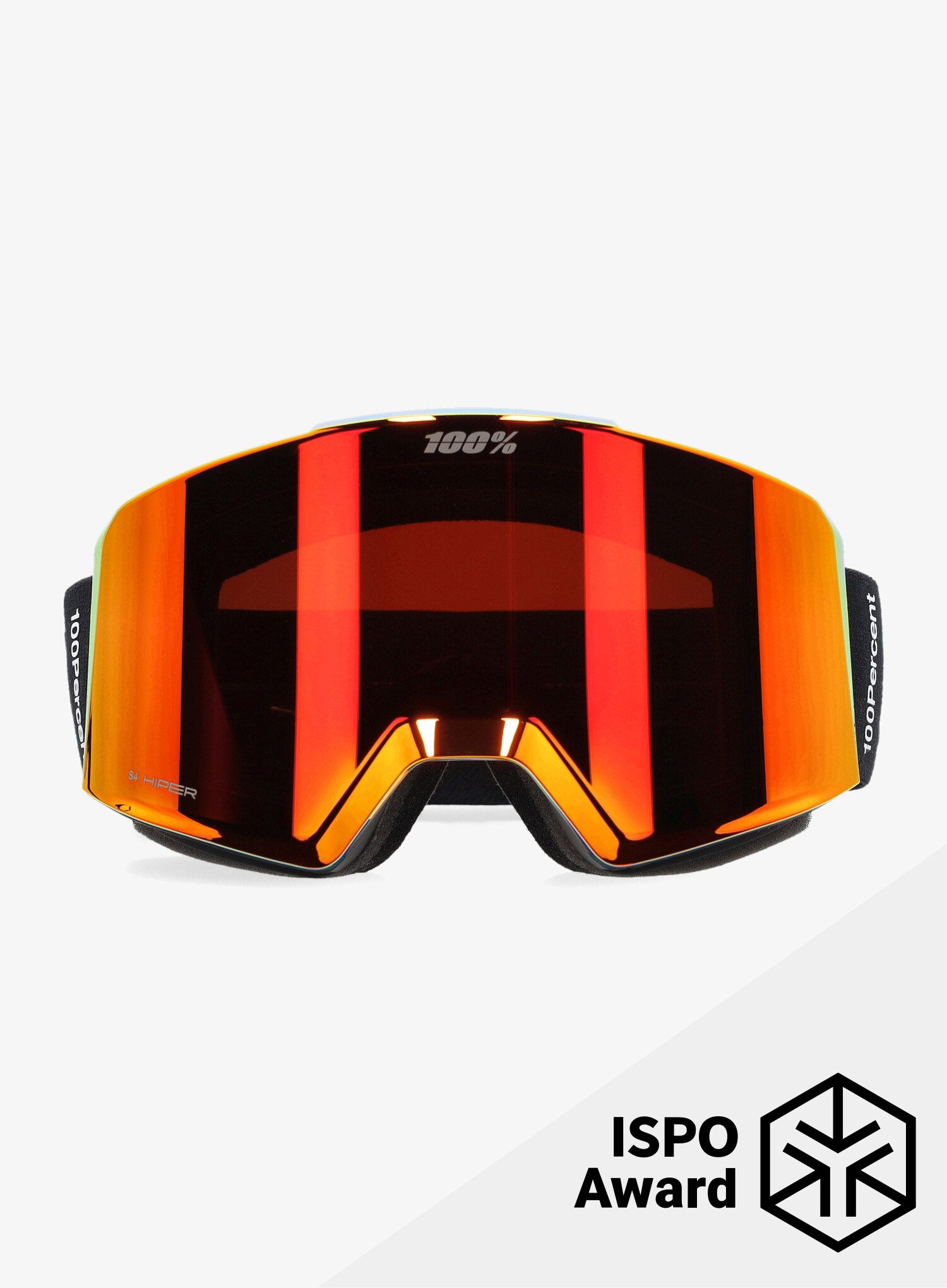 Lyžařské brýle 100% Norg Hiper - black/mirror red