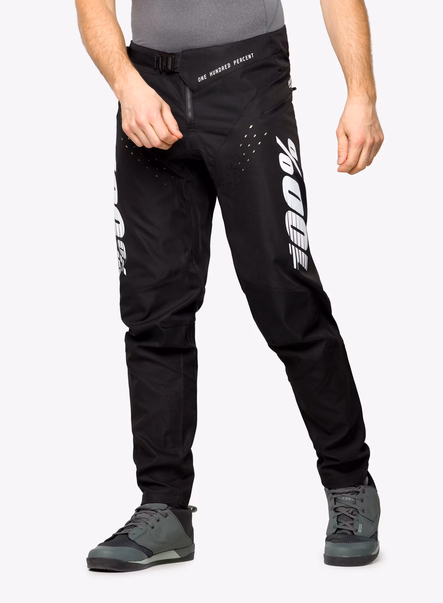 Cyklistické kalhoty 100% R-Core - black/black
