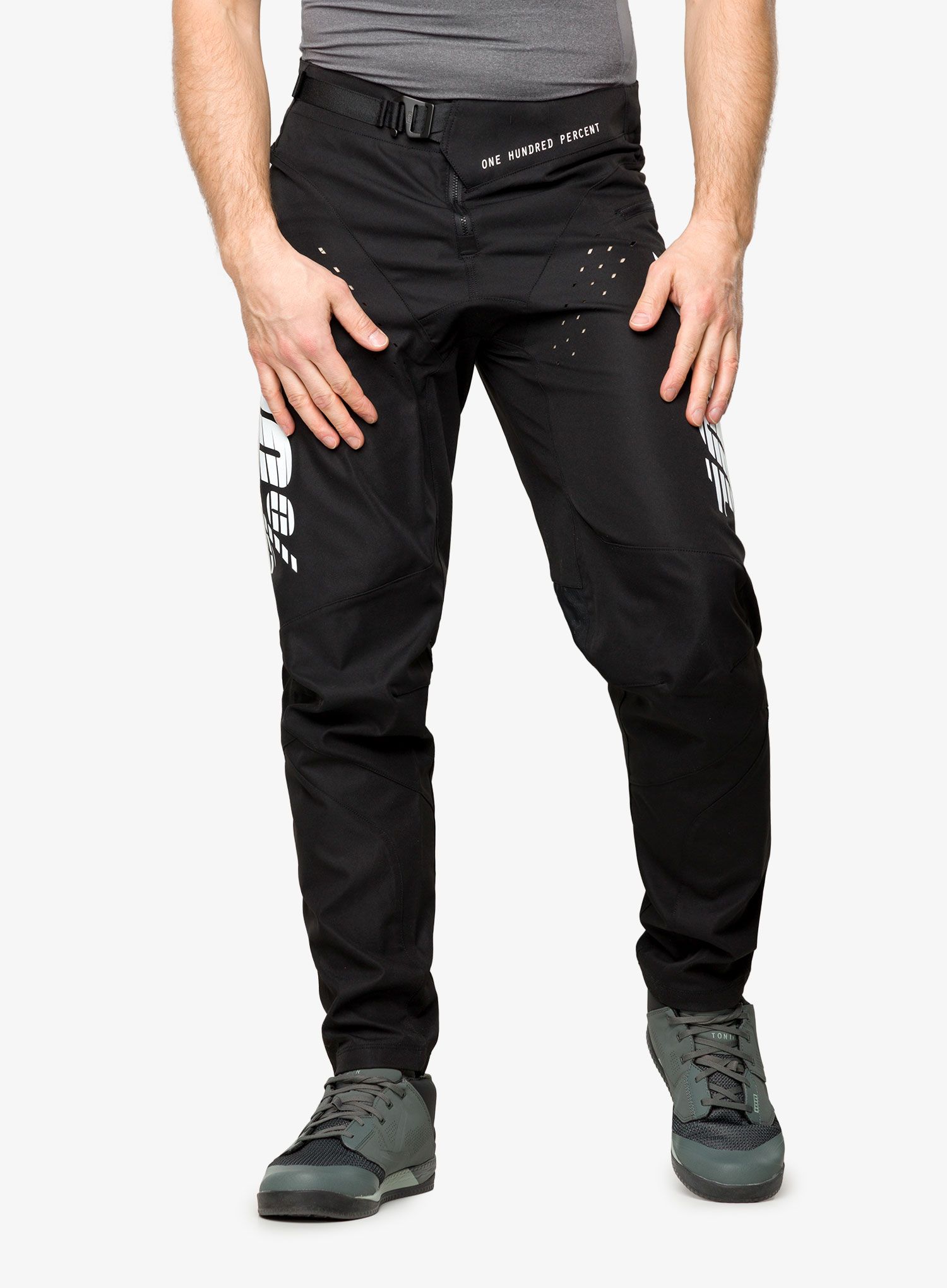 Cyklistické kalhoty 100% R-Core - black/black