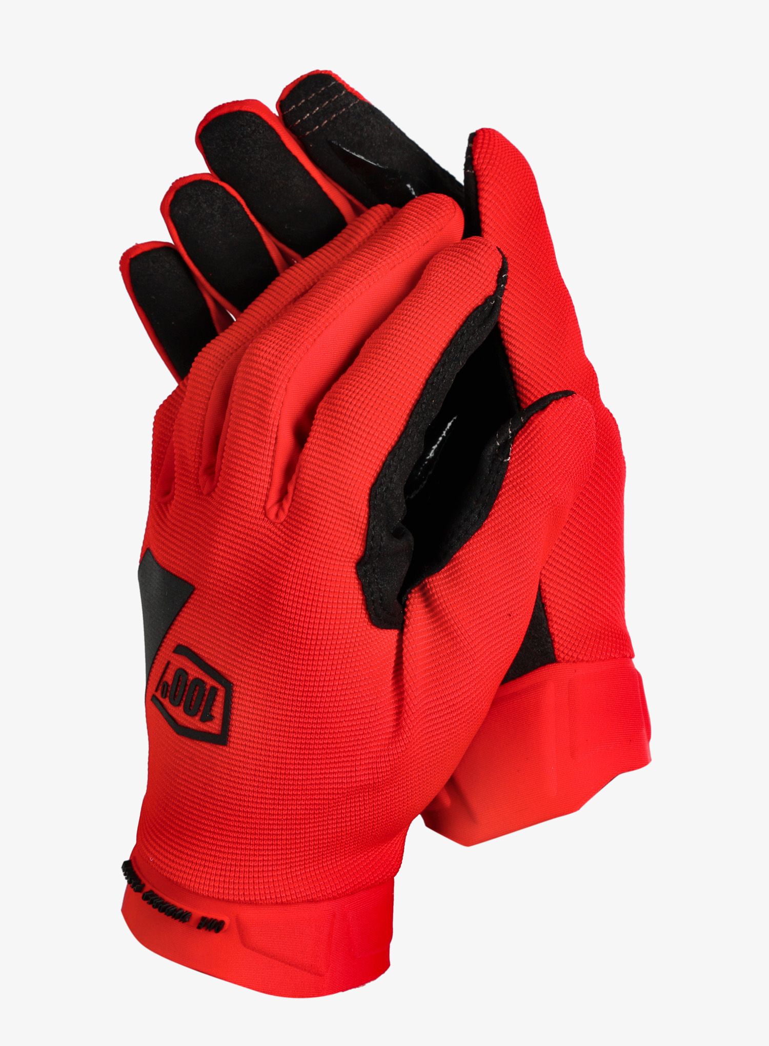 Rukavice na kolo 100% Ridecamp Gloves - red