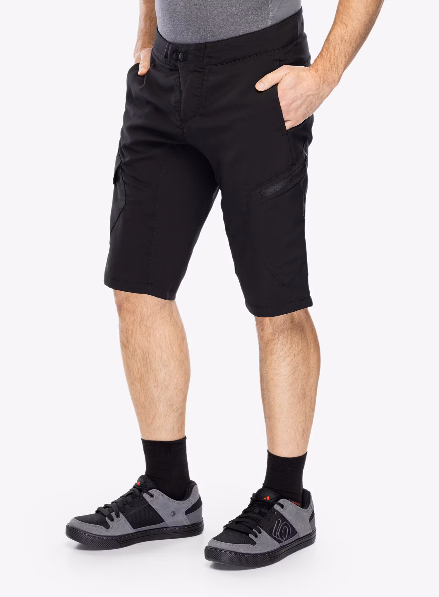 Cyklo kraťasy 100% Ridecamp Short - black