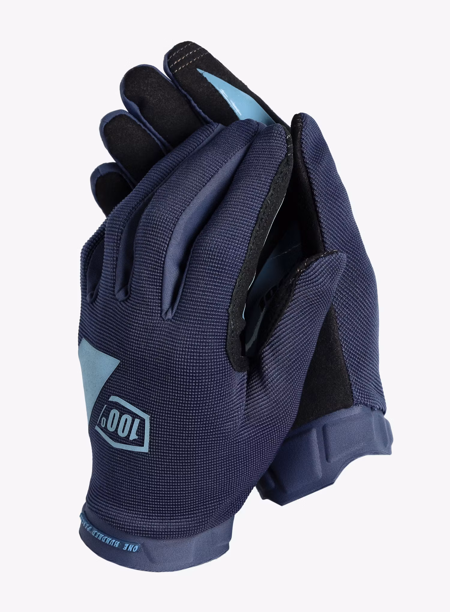 Cyklistické rukavice dámské 100% Ridecamp - navy/slate