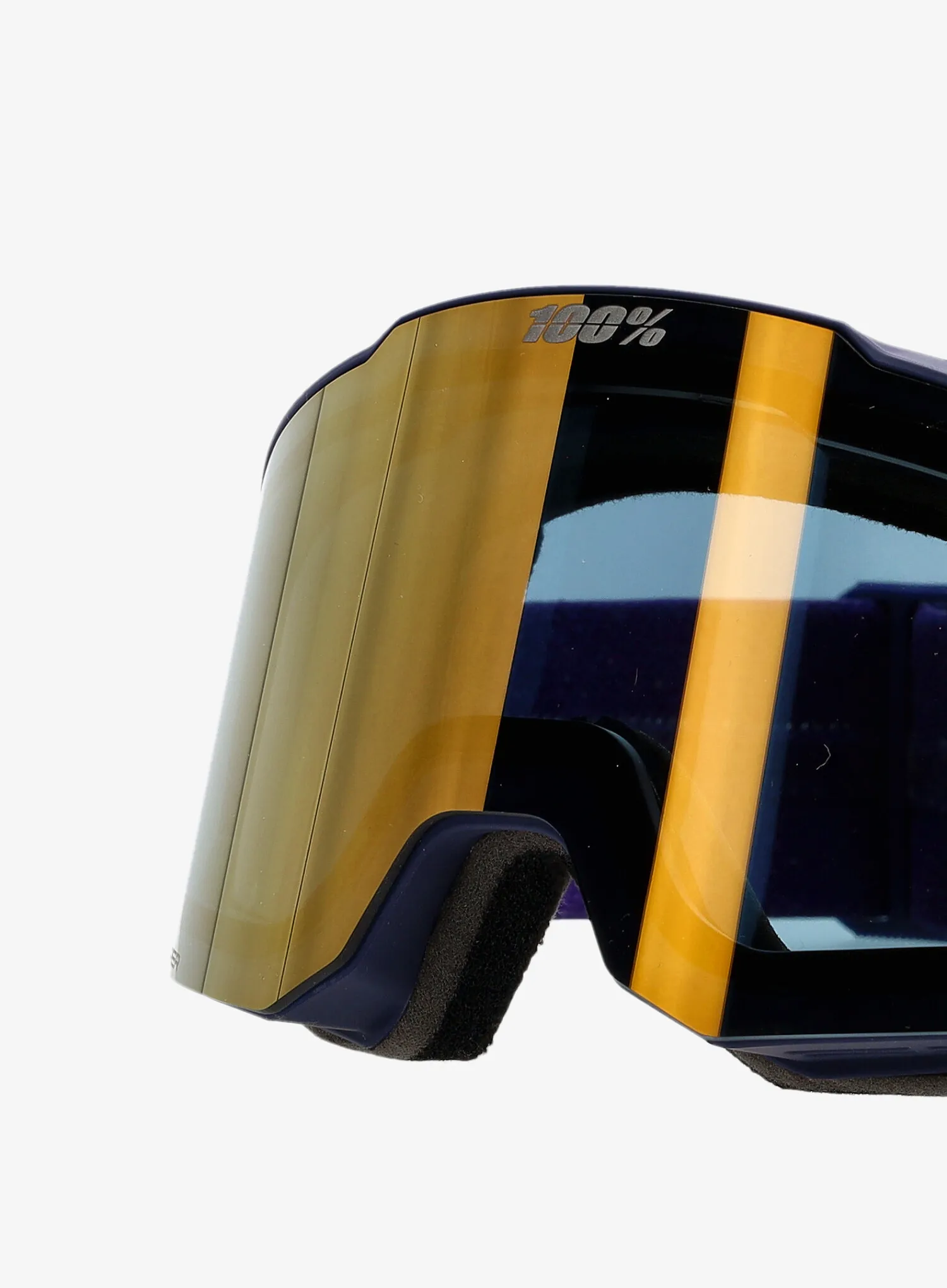 Lyžařské brýle 100% Snowcraft Hiper S - eggplant/mirror green lens