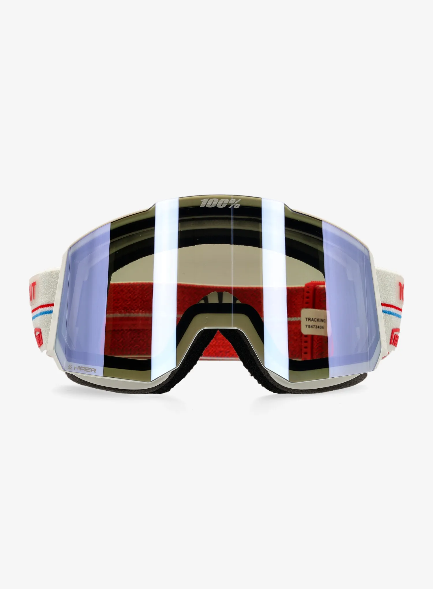 Lyžařské brýle 100% Snowcraft Hiper - launch/mirror red lens