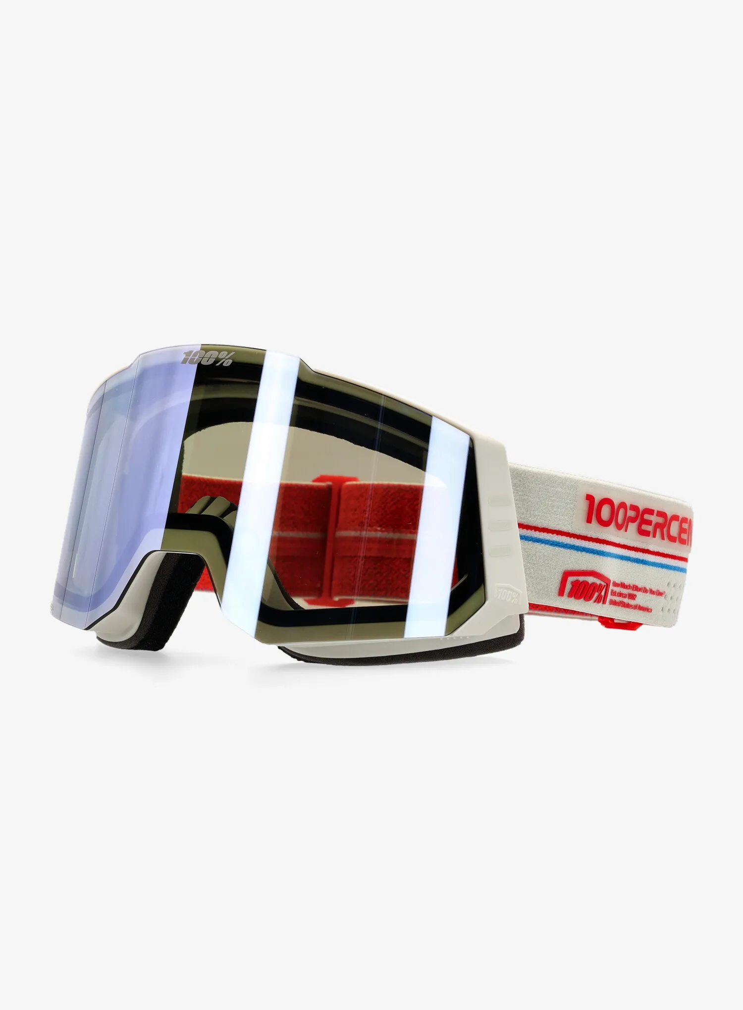 Lyžařské brýle 100% Snowcraft Hiper - launch/mirror red lens