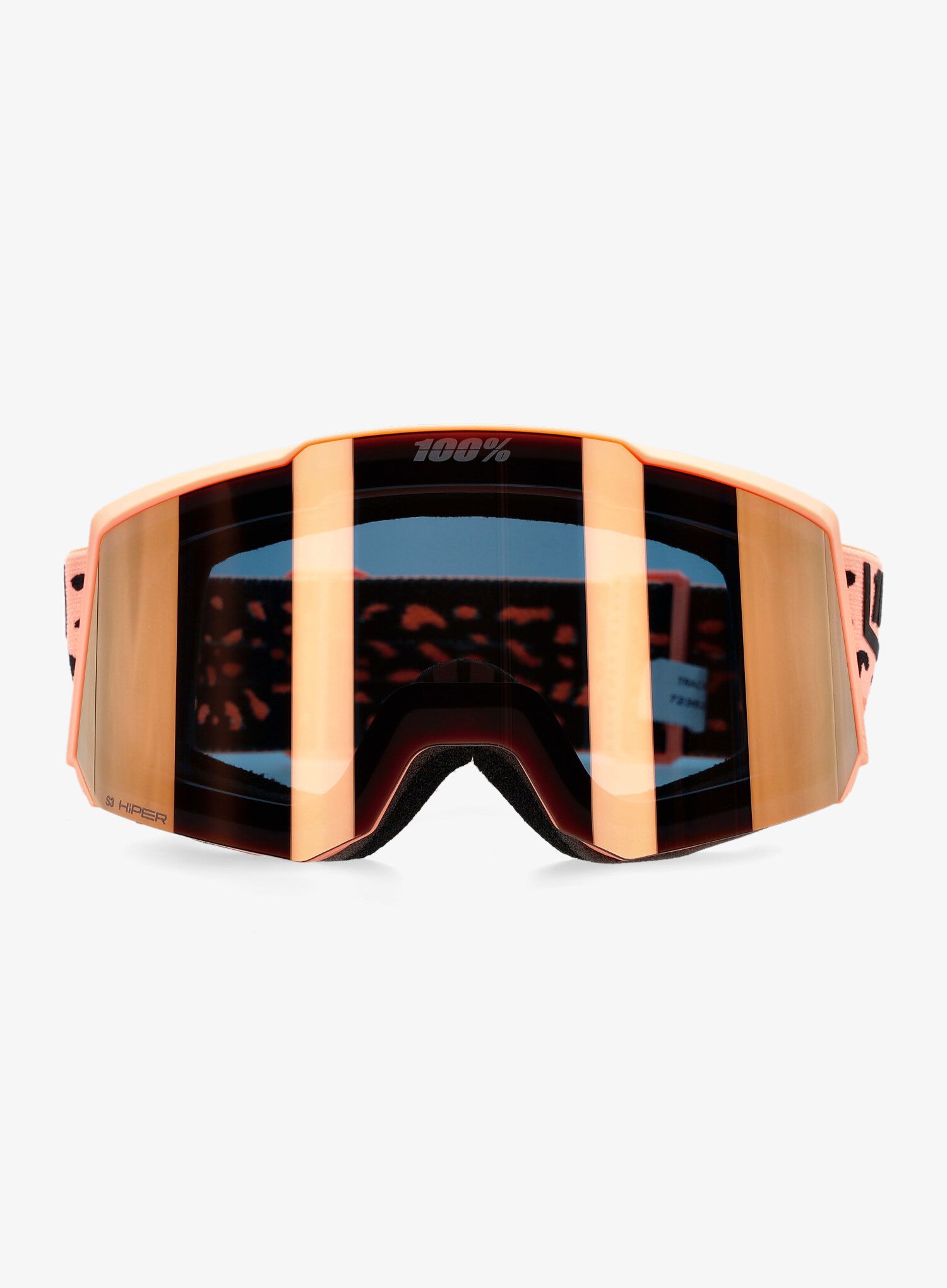 Lyžařské brýle 100% Snowcraft S Hiper - mirror peach lens