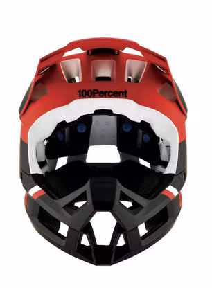 Enduro helma 100% Trajecta Helmet - cargo fluo red