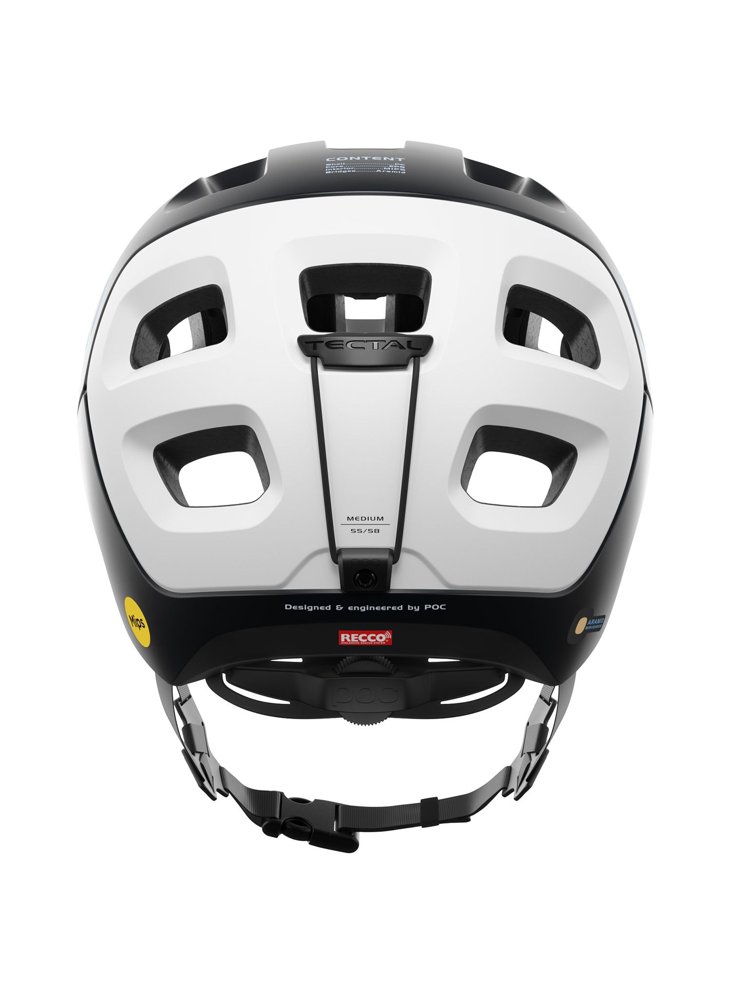 Enduro helma POC Tectal Race Mips - uranium black/hydrogen white