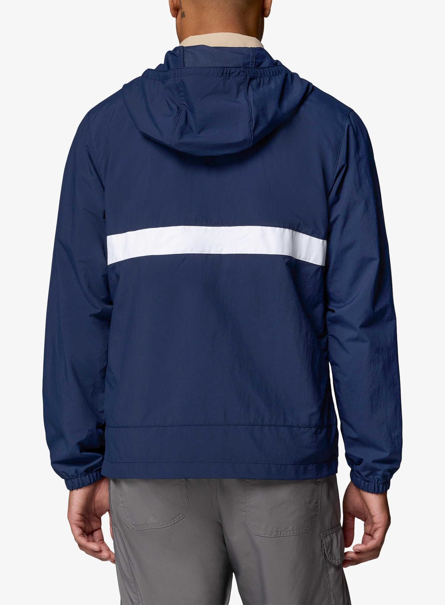 Větrovka Columbia Spire Valley Hooded Windbreaker - collegiate navy/white