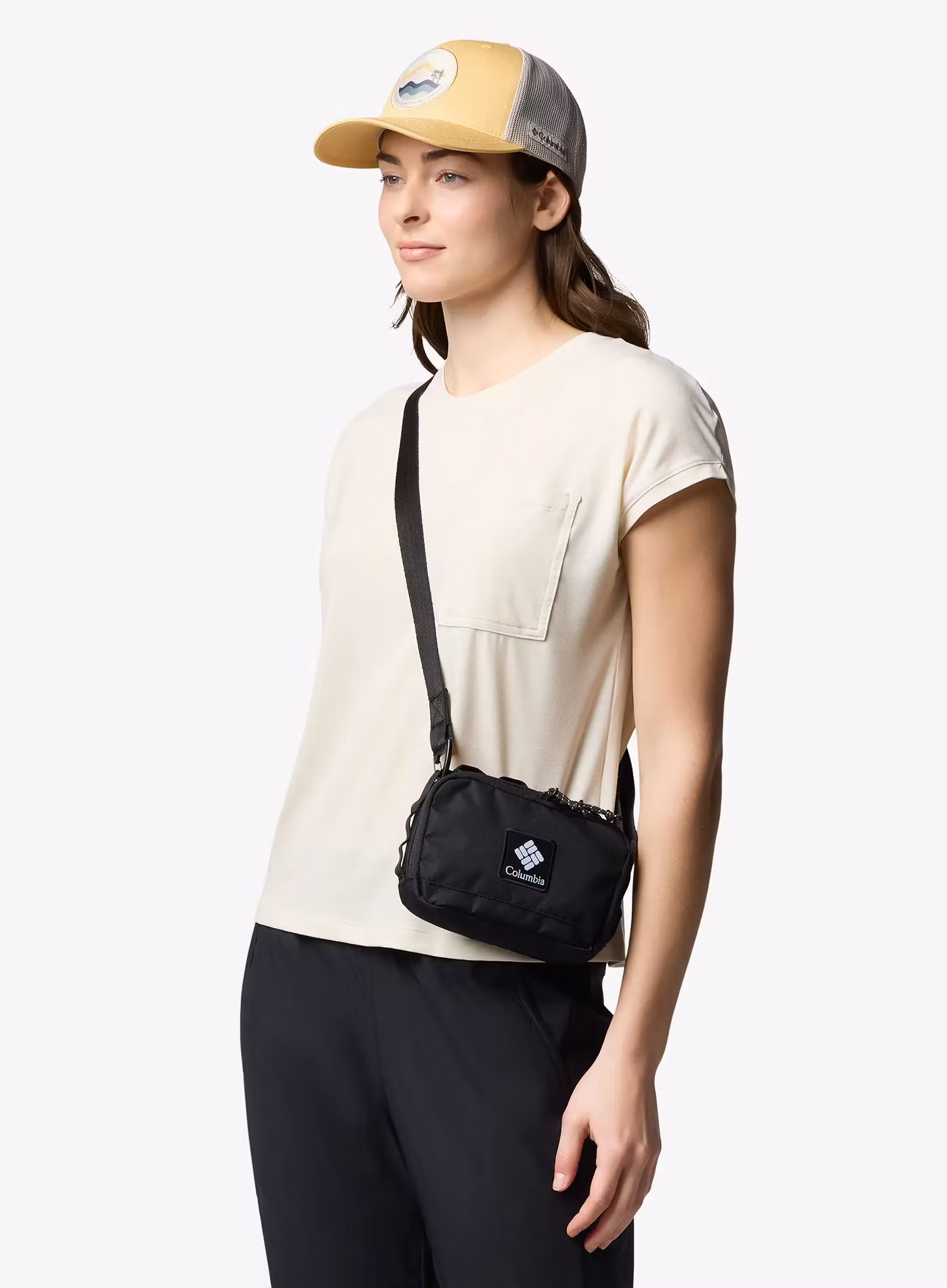 Kapsička na krk Columbia Trail Traveler Crossbody Bag - black