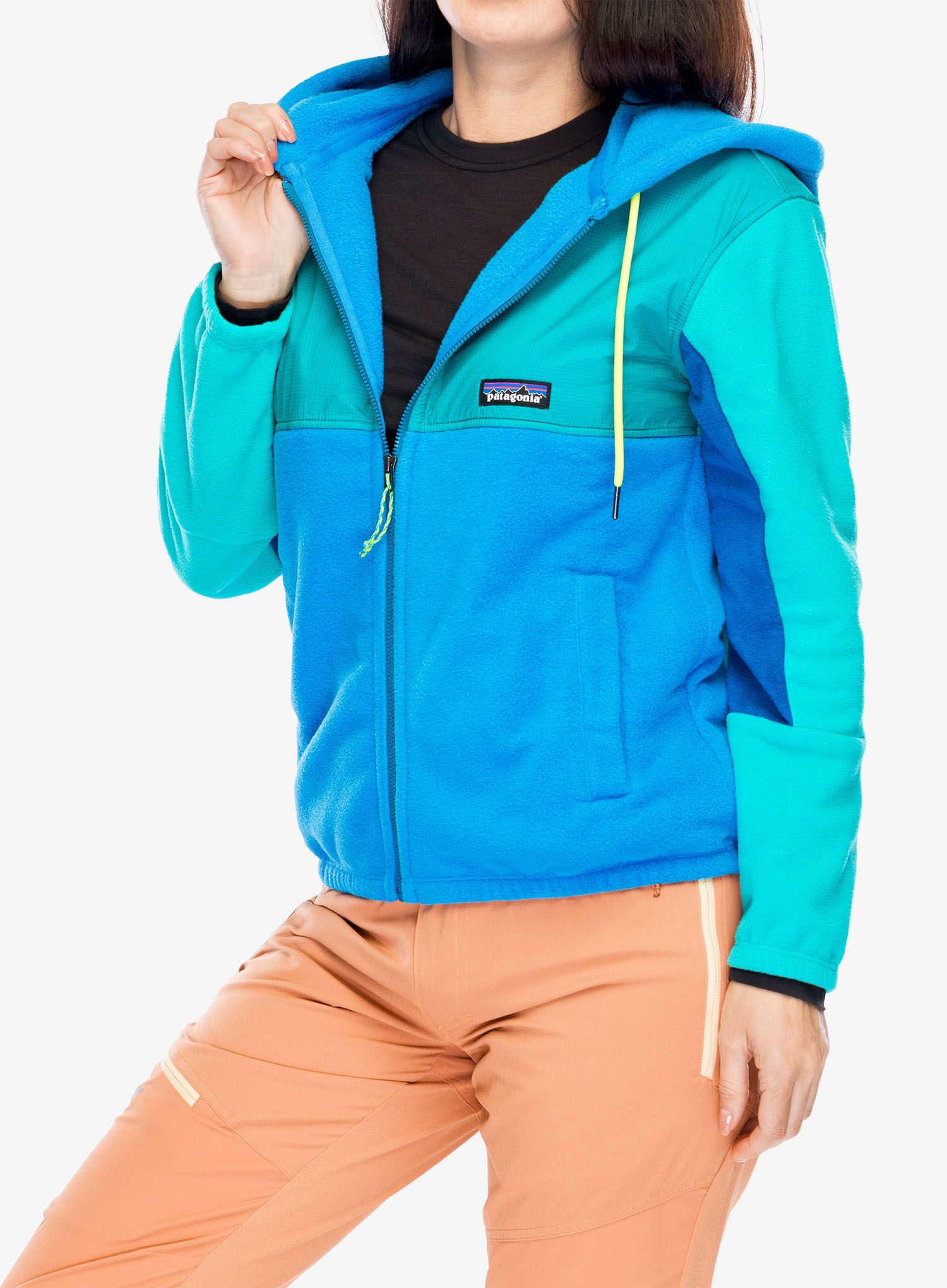 Dámská mikina na zip Patagonia Microdini - vessel blue
