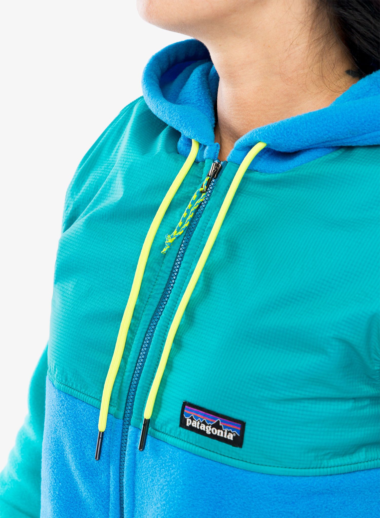 Dámská mikina na zip Patagonia Microdini - vessel blue