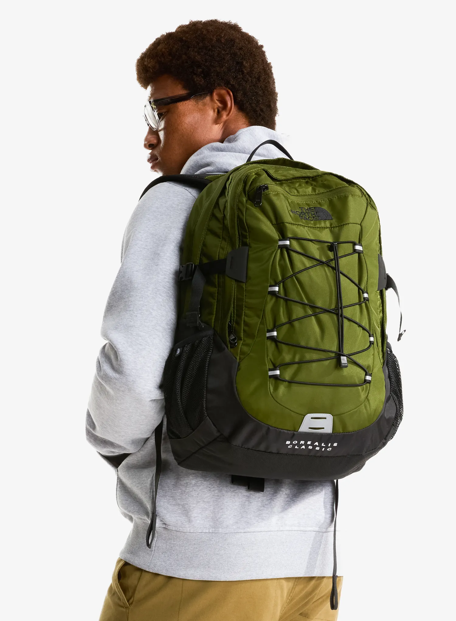 Batoh na notebook The North Face Borealis Classic - woodland green/tnf black