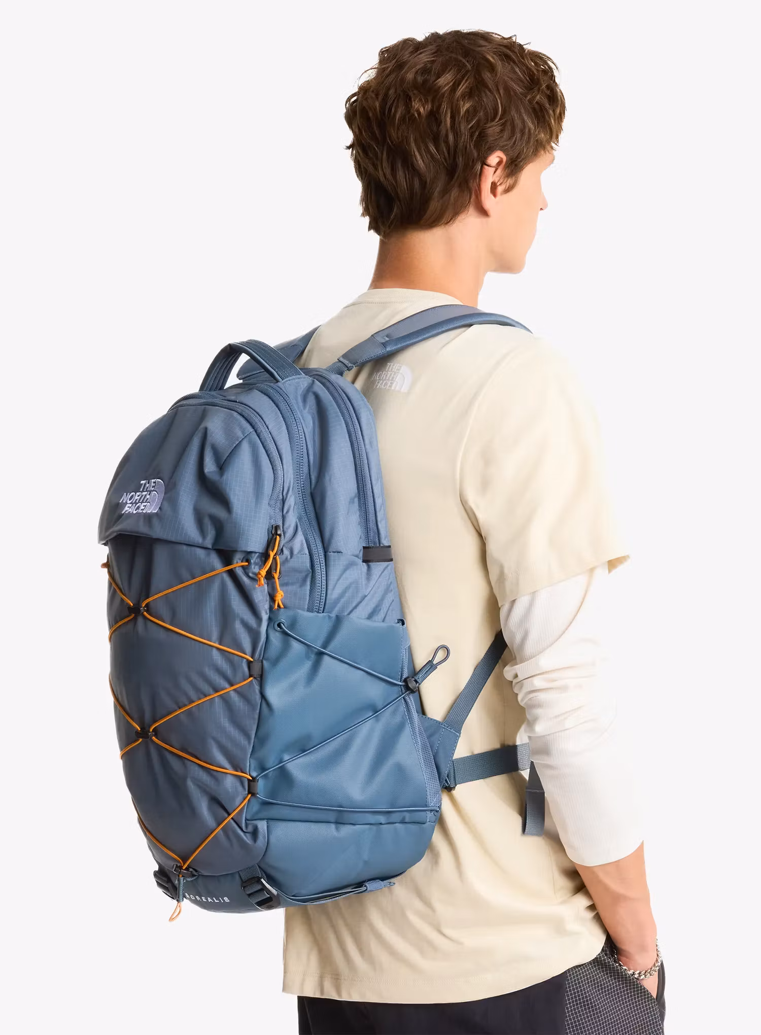 Sportovní batoh The North Face Borealis - granite grey/dust orange