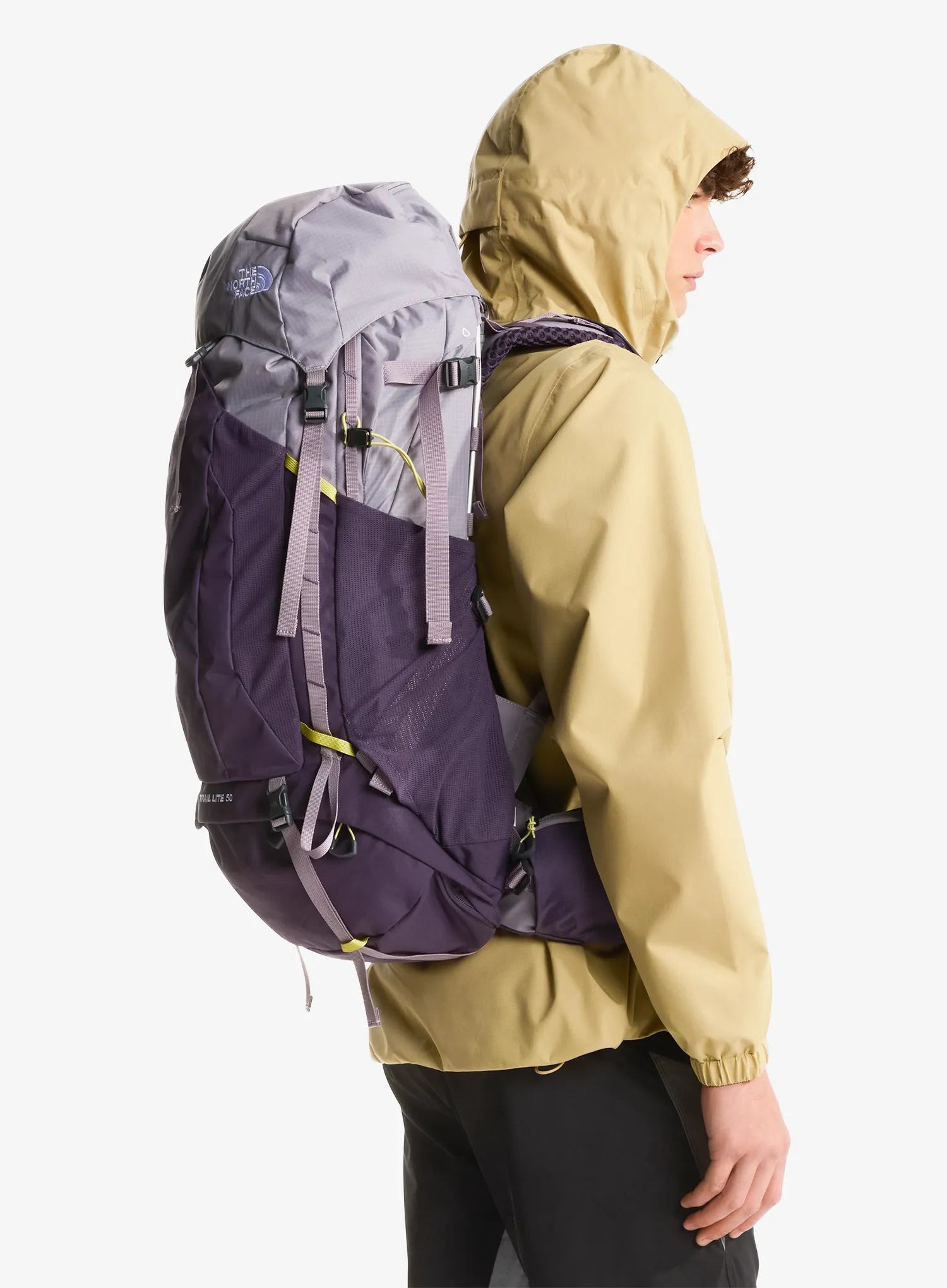 Dámský turistický batoh The North Face Trail Lite 50 - trans grey/dusk/pear