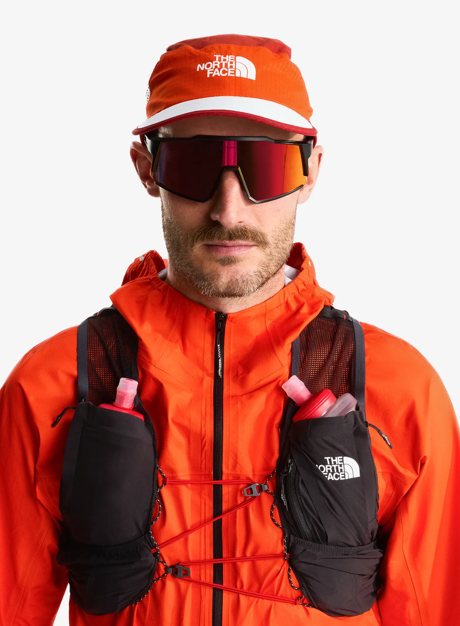 Běžecká čepice The North Face Summer LT Run Hat - iron/pearl/lava red