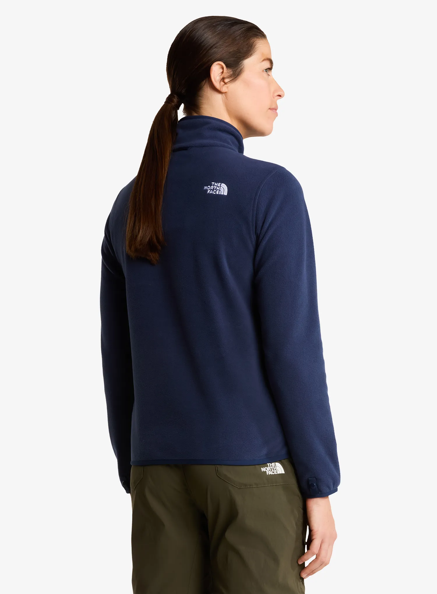 Dámská mikina na zip The North Face Glacier Fleece Jacket - summit navy