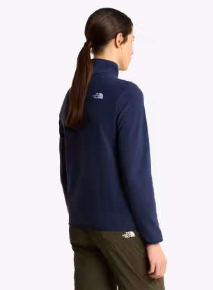 Dámská mikina bez kapuce The North Face Glacier Fleece 1/4 Zip Jacket - summit navy