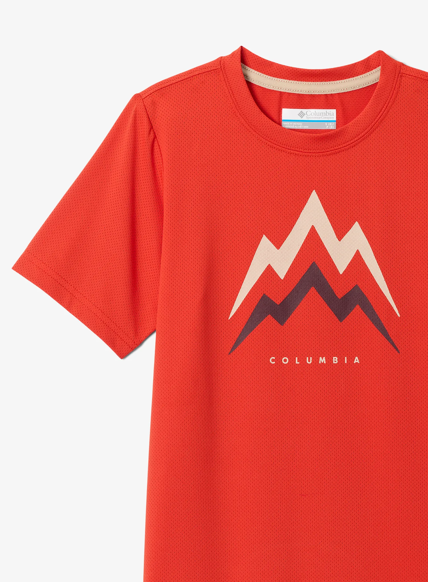Chlapecké tričko Columbia Tech Trail Utility SS Graphic Crew - super sonic/energetic