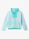 Dívčí mikina Columbia Sequoia Grove Full Zip Fleece - marine light/dolphin/spray