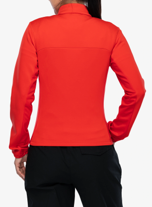 Fleece mikina dámská Columbia Sloan Crest Spacer Fleece FZ - poppy red