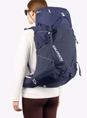 Dámský turistický batoh Salomon Aerotrek 48 - maritime blue/mood indigo