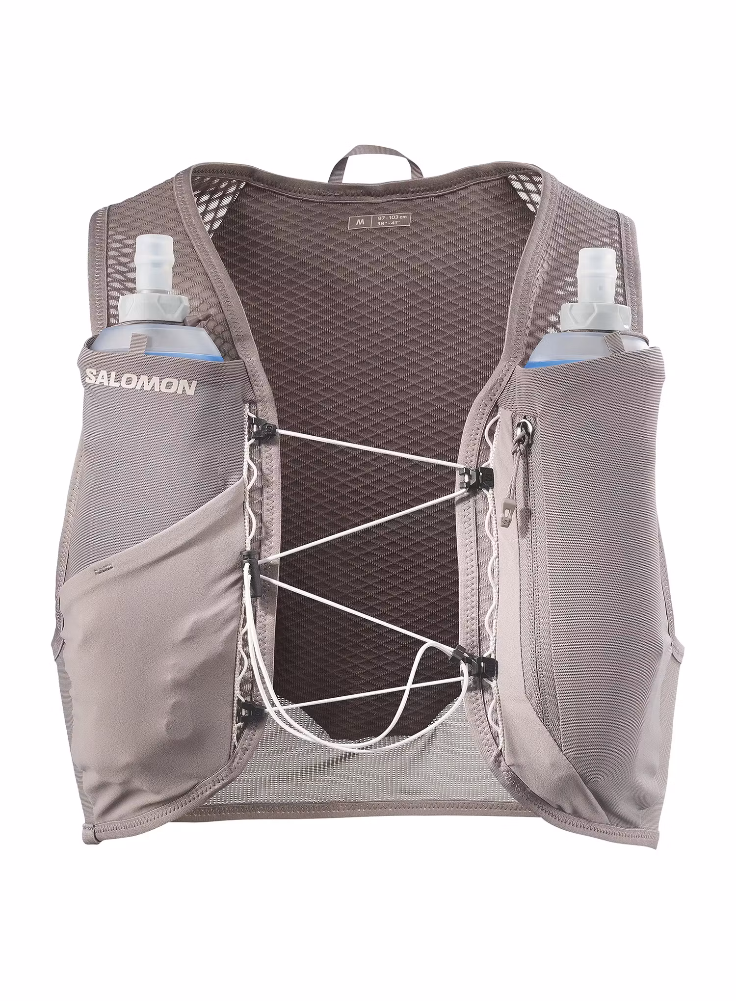 Vesta na běhání Salomon Active Skin 4 Grvl Set - iron/silver cloud