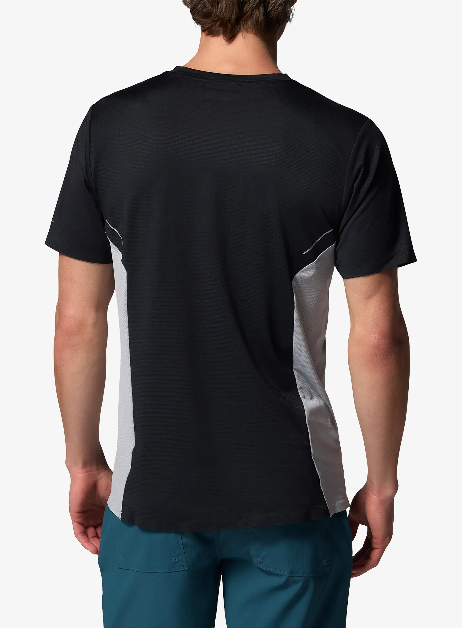 Rychleschnoucí triko Columbia Three Pitch S/S Crew - black/columbia grey