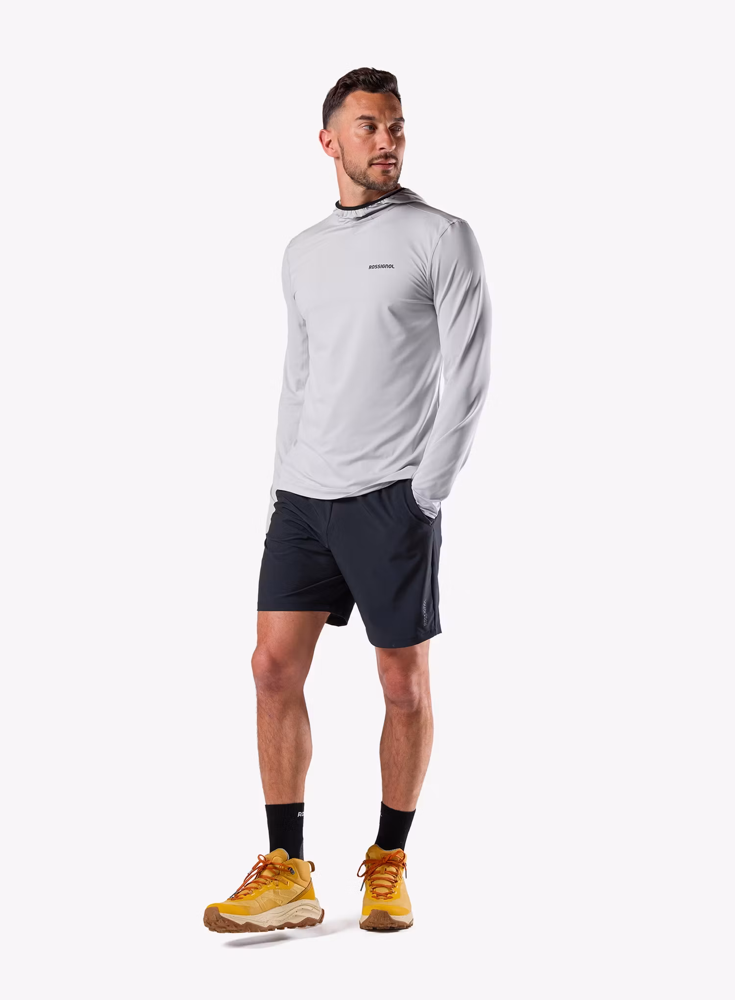 Běžecké kraťasy Rossignol Sidelhorn Short 7in - black