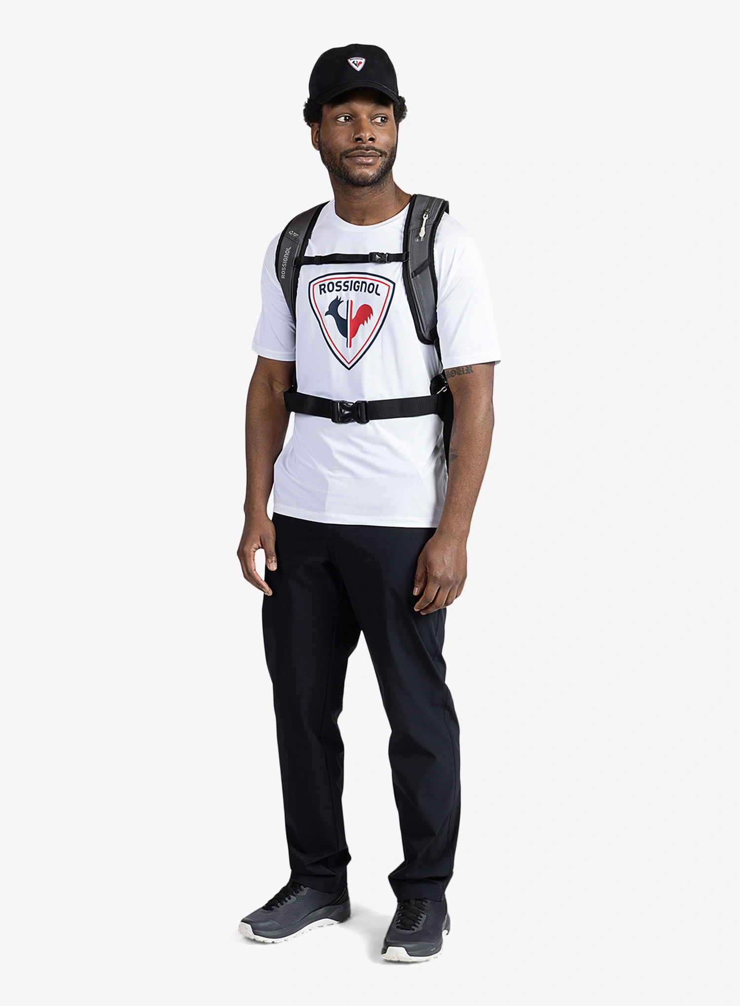 Rychleschnoucí triko Rossignol Westweg Shield Tee - white