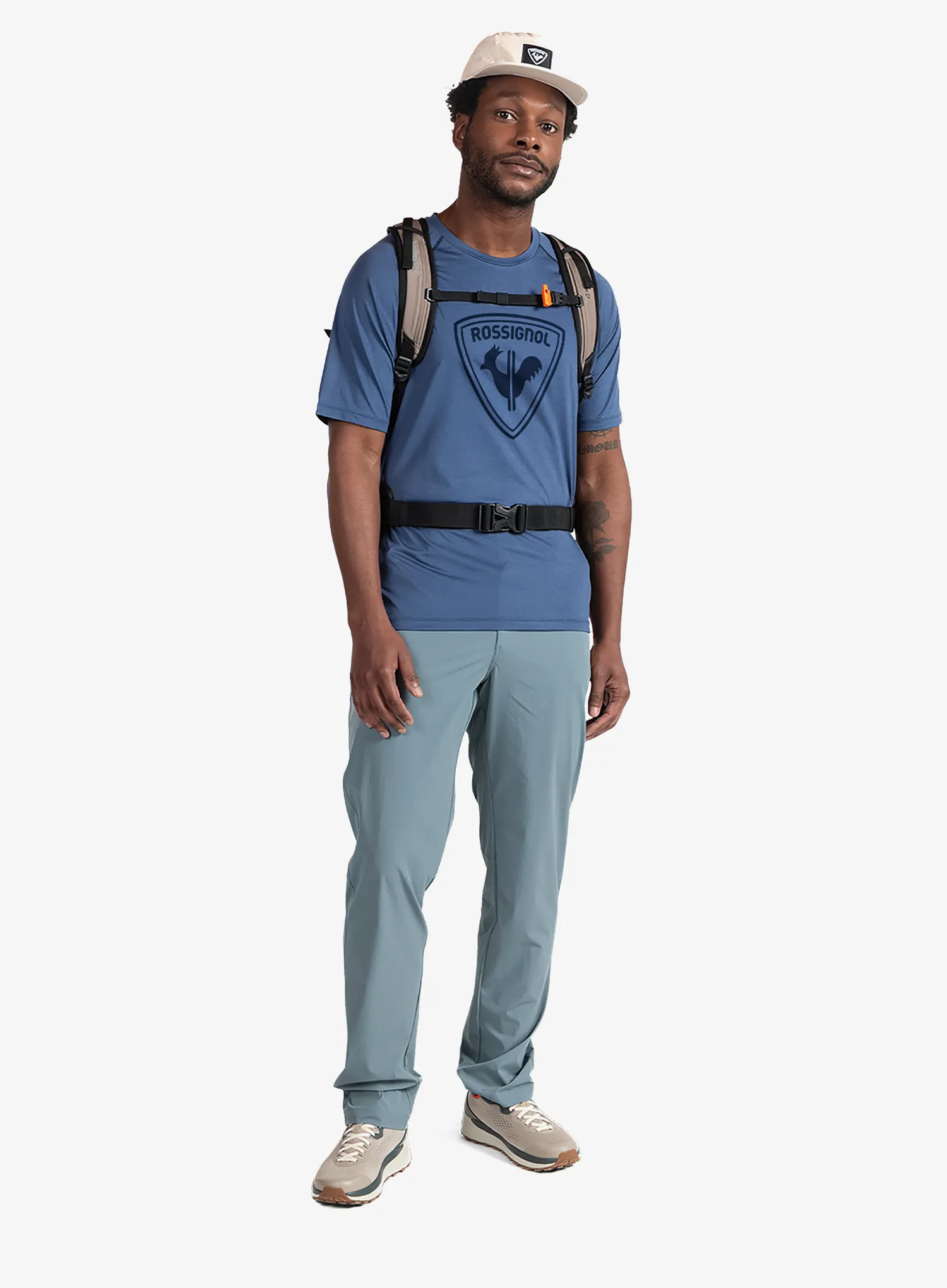 Rychleschnoucí triko Rossignol Westweg Shield Tee - dark navy