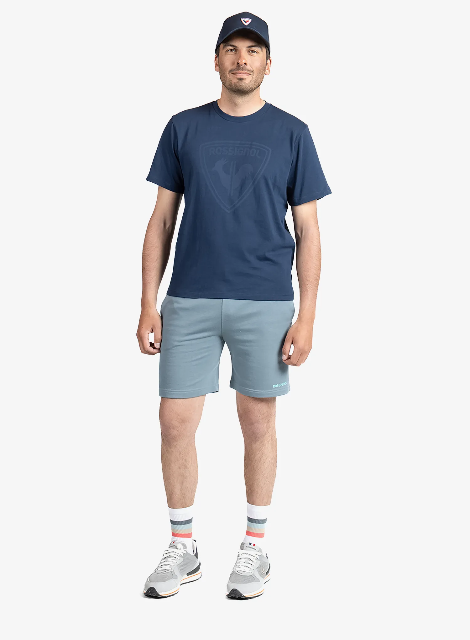 Tričko s potiskem Rossignol Cliffside Tee - dark navy