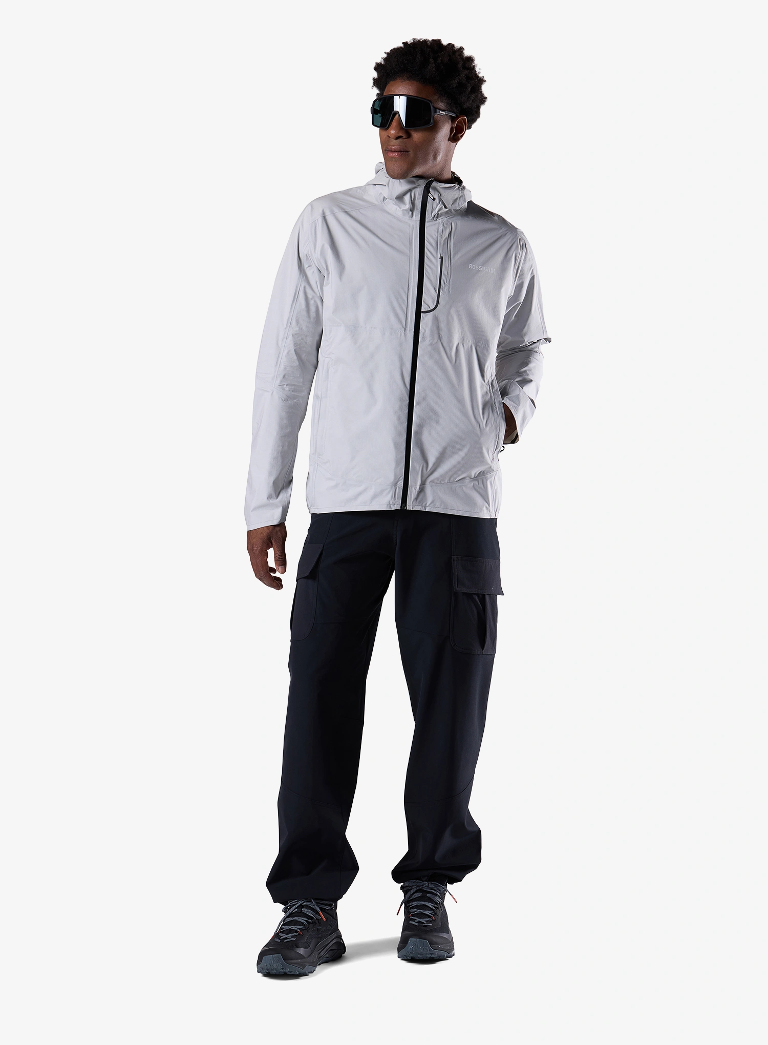 Bunda do deště Rossignol Rainproof 2.5L Shell Jacket - light grey
