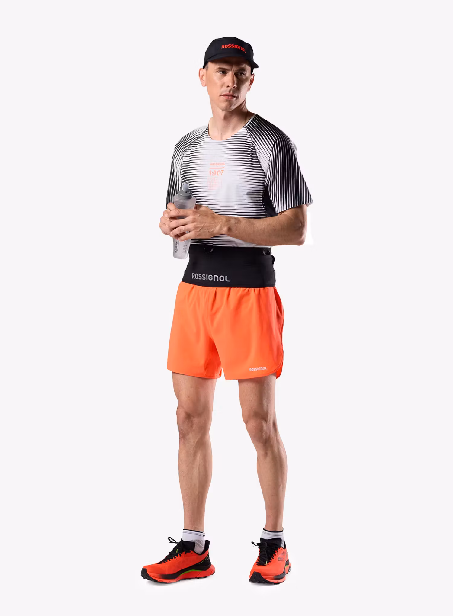 Rychleschnoucí triko Rossignol Sapa Ultra Tee - black line fogg