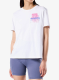 Dámské tričko s potiskem Rossignol Graphic Waterfall Tee - white/white