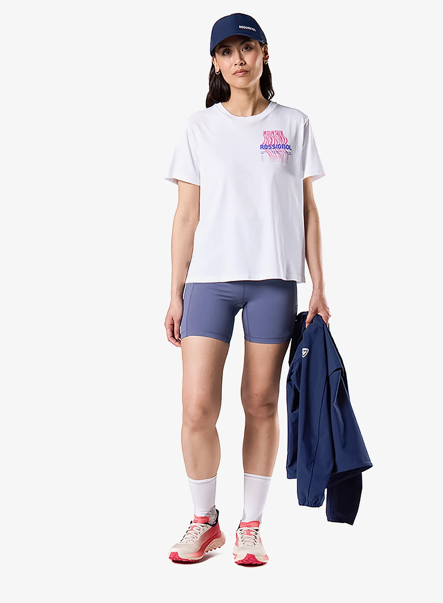 Dámské tričko s potiskem Rossignol Graphic Waterfall Tee - white/white