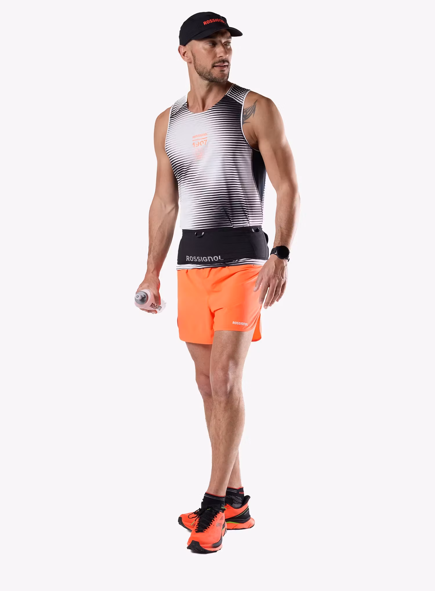 Běžecké kraťasy Rossignol Sapa Short 5in - neon red