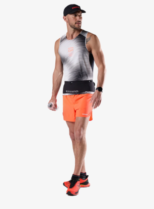 Běžecké kraťasy Rossignol Sapa Short 5in - neon red