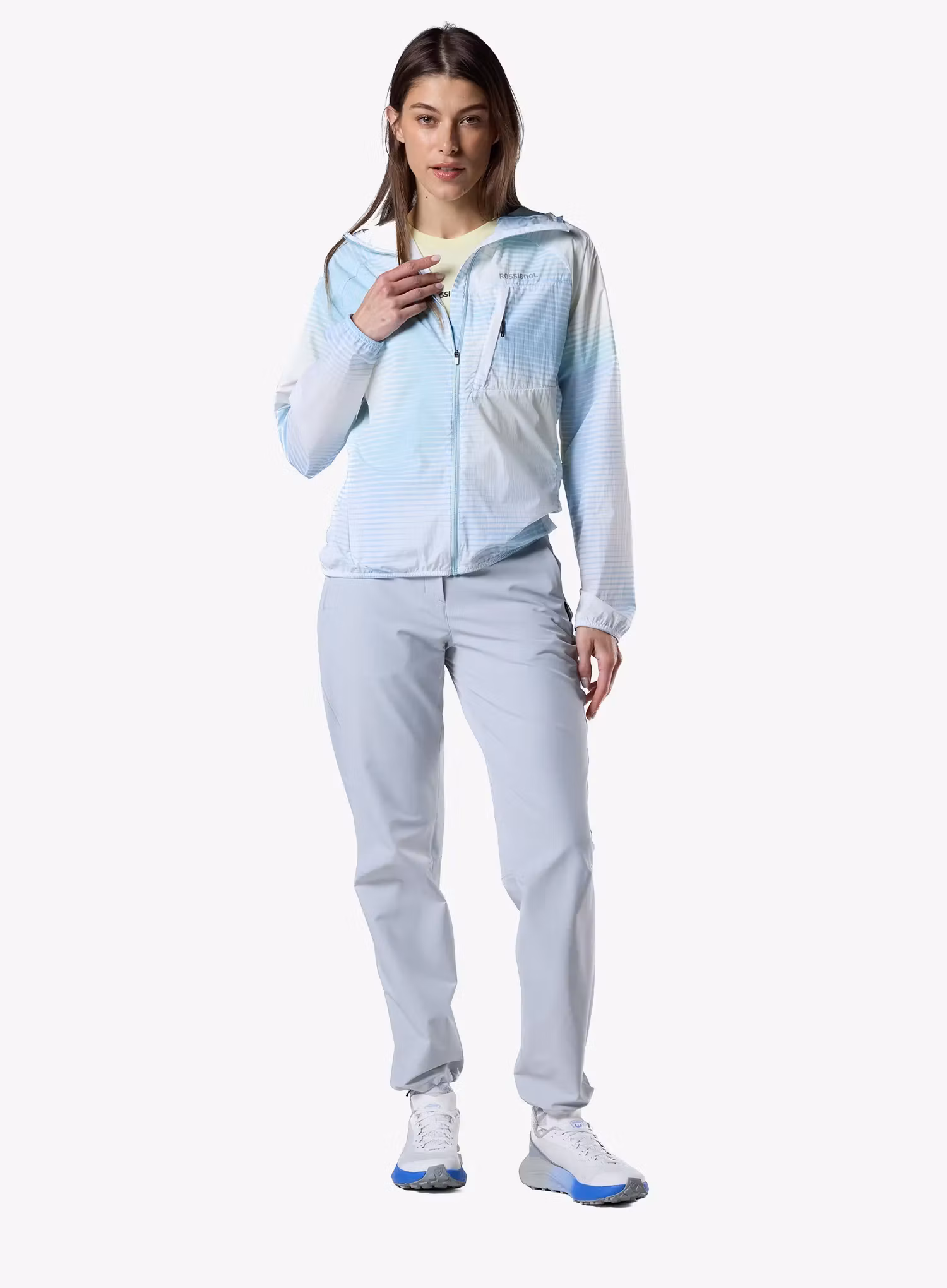 Větrovka dámská Rossignol Sidelhorn PKB JKT - aura blue line fogg