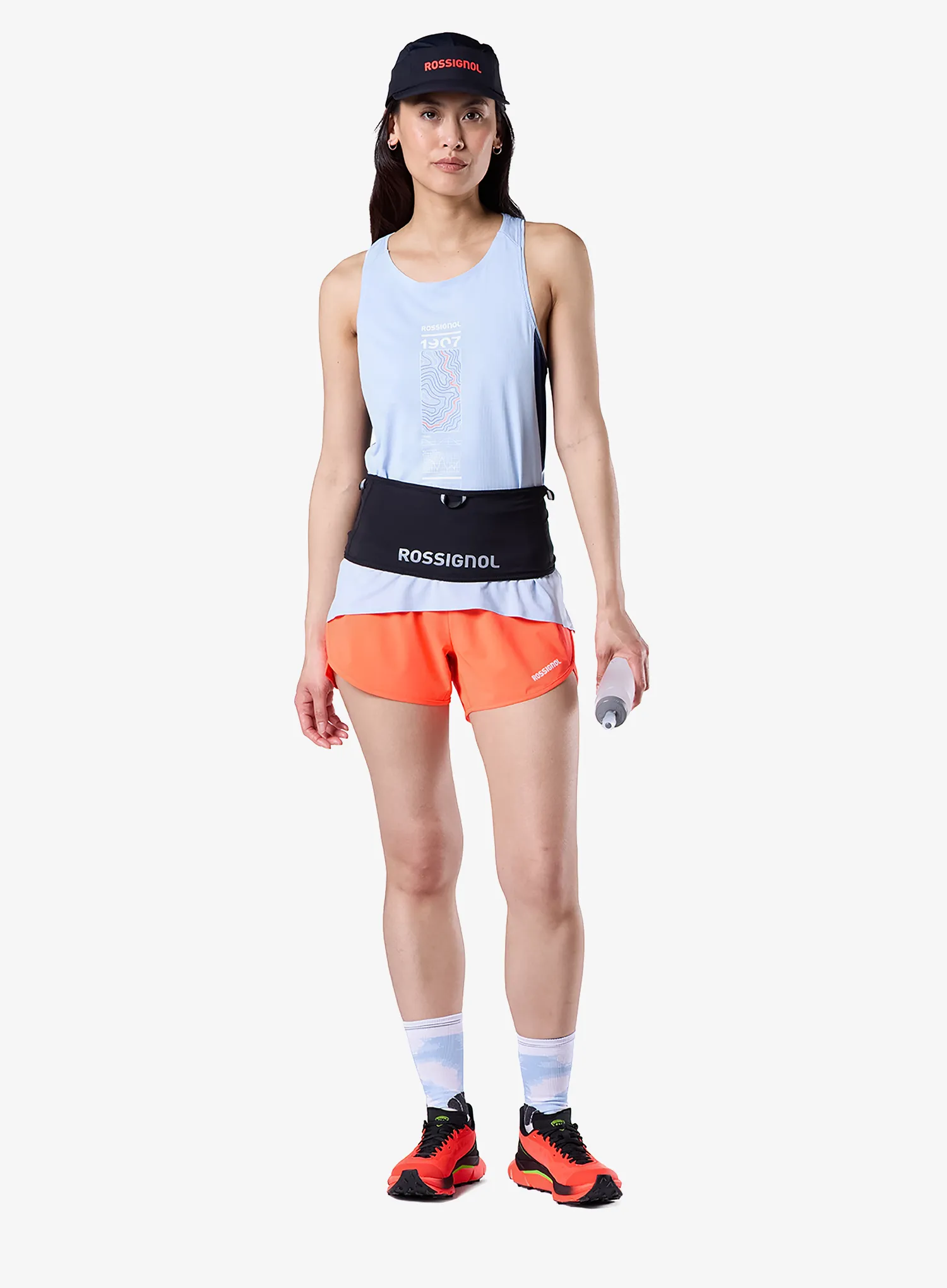 Běžecké kraťasy dámské Rossignol Sapa Short - neon red