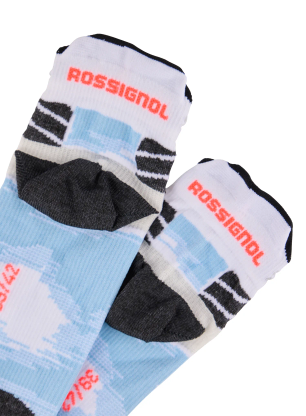 Ponožky na běhání Rossignol Sapa Socks - aura blue line fogg